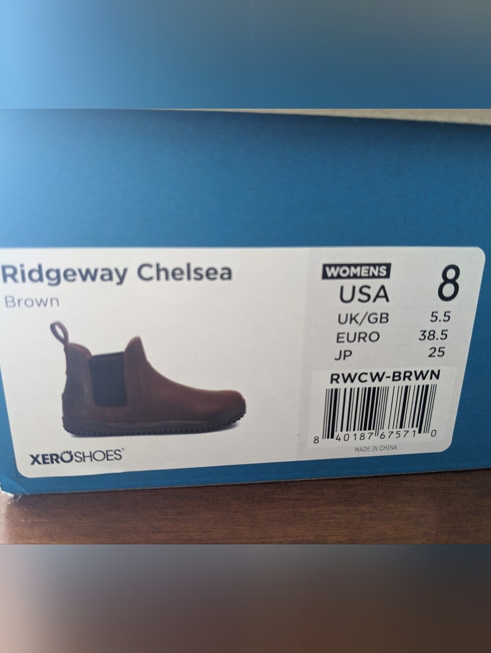 Zero Shoes Ridgeway Chelsea Boot - Picture 9 of 11